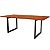 Mesa De Jantar Industrial Madeira Pés Metalon 180x90cm Luxo - Imagem 5