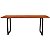 Mesa De Jantar Industrial Madeira Pés Metalon 180x90cm Luxo - Imagem 2