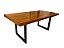 Mesa De Jantar Industrial Madeira Pés Metalon 180x90cm Luxo - Imagem 5