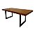 Mesa Pés De Ferro Tampo Madeira 200 x 100 Cm Restaurante - Imagem 3