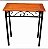 1 mesa bistro 50 cm + 2 banquetas + 1 aparador 130x40x80 + frete incluso - Imagem 3