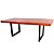 Mesa 140x80 Pés Metalon Madeira - Imagem 1