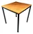4 mesas 60x60 industrial + frete incluso - Imagem 1