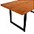 Mesa Madeira Teca Pés de Ferro 220x100 Cm Para Cozinha - Imagem 6