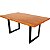 Mesa Madeira Maciça Estilo Industrial 150x90 Cm Teca Imperdivel - Imagem 4