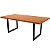 Mesa Madeira Maciça Estilo Industrial 150x90 Cm Teca Imperdivel - Imagem 6
