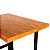 Mesa 120x80 Madeira Maciça Teca Pés Metalon Cozinha Oferta - Imagem 3