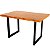Mesa 120x80 Madeira Maciça Teca Pés Metalon Cozinha Oferta - Imagem 4