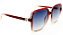 Óculos de sol feminino quadrado, vermelho - Bulget - Imagem 1