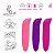 Massageador Corporal Vibrador Feminino Golfinho Aveludado Ponto G - Imagem 5