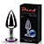 Plug Anal Deed Cromado Pau Brasil - Imagem 1
