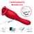 Vibrador Formato De Boca Com Sucção 10 Modos De Estimulação - Imagem 3