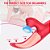 Vibrador Língua Em Sucçã Tongue Vibrator 2 Em 1 Suga Lambe - Imagem 8
