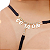 Calcinha Fio Dental Sexy Palavras Strass Ajustável Tallyta - Imagem 5