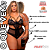 Body Feminino Rendado Coleguinha + Mascara Dormir Plus Size - Imagem 2