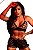 Baby Doll Short E Cropped Cherry Babydoll Onça Oncinha - Imagem 1