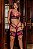 Conjunto De Lingerie Kim Universo Feminino Com Perneira - Imagem 5