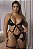 Body Erotico Dominatrix Feminino Mascara E Persexy Plus Size - Imagem 5