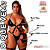 Body Erotico Dominatrix Feminino Mascara E Persexy Plus Size - Imagem 2