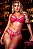 Conjunto De Lingerie Gabriela Strappy Bra + Correntinhas - Imagem 7