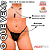 Calcinha Fio Dental Sexy Palavras Strass Ajustável Tallyta Vermelha - Imagem 2