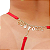 Calcinha Fio Dental Sexy Palavras Strass Ajustável Tallyta Vermelha - Imagem 4