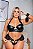 Fantasia Sexy Dominada Plus Size com Sutiã com Bojo, Calcinha e Algema - Imagem 4