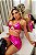 Conjunto Docinho Sexy Rosa Pink Com Calcinha Top E Saia com Abertura - Imagem 7