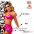 Conjunto Docinho Sexy Rosa Pink Com Calcinha Top E Saia com Abertura - Imagem 2