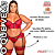 Cropped Trabalhado Em Renda, Calcinha Fio Dental com Perneira e Liga Plus Size - Imagem 2