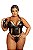 Conjunto Plus Size Gata Mascarada Espartilho Com Perneira E Calcinha - Imagem 1