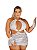 Conjunto Plus Size Noiva Véu Da Paixão Com Vestido Luva Calcinha - Imagem 1