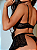 Conjunto 3 em 1 Liserie com sutiã, calcinha e saia Preta - Imagem 6