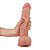 Protese Penis Realistico Dupla Camada Densidade 24cm com Ventosa - Imagem 4
