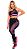 Conjunto Academia Shine Fitness Top E Legging Veste P Ao G - Imagem 1