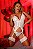 Conjunto De Lingerie Com Espartilho Calcinha Perneira Segredos - Brnaco - Imagem 6