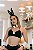 Fantasia Coelhinha Para Carnaval Halloween Com Pompom, Gravata e Tiara de orelha - Imagem 6