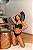 Conjunto Cirre E Renda Com Cropped Passa Fitas E Calcinha - Imagem 5