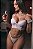 Cropped Com Bojo Soft E Calcinha Trabalhada Em Renda E Tule - Branco - Imagem 5