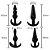Plug Anal Kit Com 4 Unidades Silicone E Varios Formatos - Imagem 2