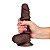 Prótese Peniana Relistico Black 17 Cm Dupla Camada Penis - Imagem 3