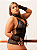 Lingerie Sexy Rendado Plus Size Renda Body Iza Luva Fita - Imagem 6