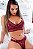 Conjunto De Lingerie De Renda Cropped Garota Veneno Sensuale Cor Vinho Bordo - Imagem 7