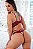 Conjunto De Lingerie De Renda Cropped Garota Veneno Sensuale Cor Vinho Bordo - Imagem 6