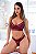 Conjunto De Lingerie De Renda Cropped Garota Veneno Sensuale Cor Vinho Bordo - Imagem 4