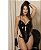 Body Preto De Vinil Motoqueira Garota Veneno Compor Look - Imagem 4