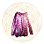 Kit com 7 Pulseiras Tradicional Indiana - Rosa - Imagem 1