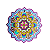 Enfeite de Porcelana Mandala - Modelo 2 - Imagem 4