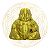 Porta Incenso Buda - Dourado - Imagem 1