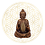 Estátua Buda Zen com Tigela - Cobre - Imagem 5